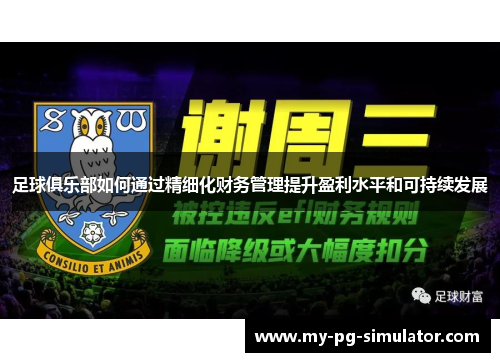 足球俱乐部如何通过精细化财务管理提升盈利水平和可持续发展