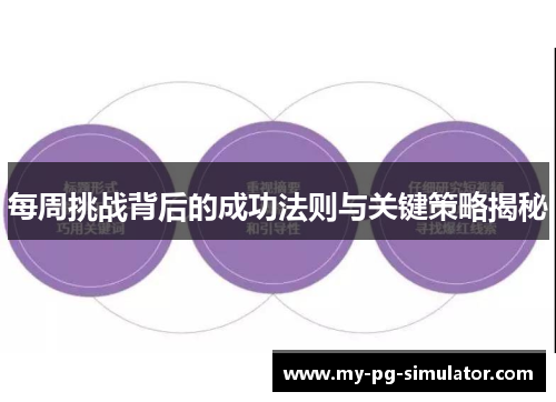 每周挑战背后的成功法则与关键策略揭秘 每周挑战背后的成功法则与关键策略揭秘